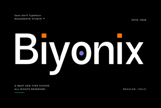 Biyonix Font